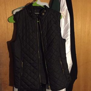 Black coat vest